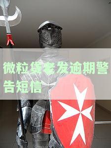 微粒贷老发逾期警告短信的处理方法