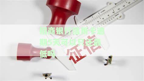 招商逾期5天还能最低还款吗，上征信吗？