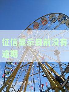 征信显示没有逾期现象，如何处理及其含义？