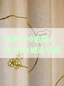 白条500逾期2个月,会被走访吗是真的吗