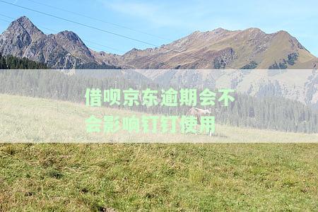借呗逾期会影响吗及其他平台？
