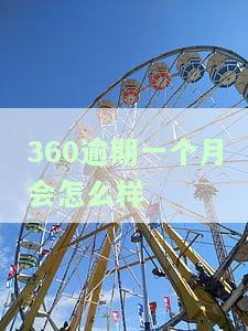 360逾期一个月会怎么样