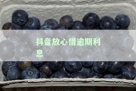 抖音放心借逾期会怎么样报备村书记？逾期无力还款处理方法！