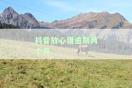 抖音放心借逾期两个月会怎么样，怎么办？