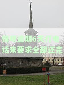 借呗逾期几天打电话来要求全部还完的处理方法