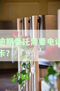 逾期委托需要电话卡嘛，安全吗？找委托公司可以吗？