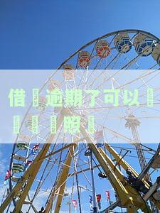借唄逾期了可以辦營業執照嗎
