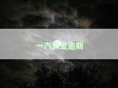 一汽汽金逾期