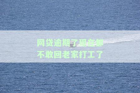 网贷不还会去老家吗，现在怎么办？