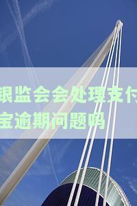 银监会会处理支付宝逾期问题吗是真的吗