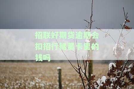 招联好期贷逾期会扣招行蓄卡里的钱吗