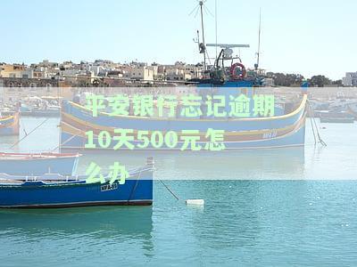 平安银行忘记逾期10天500元怎么办