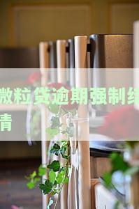 微粒贷逾期强制结清怎么办理及操作方法