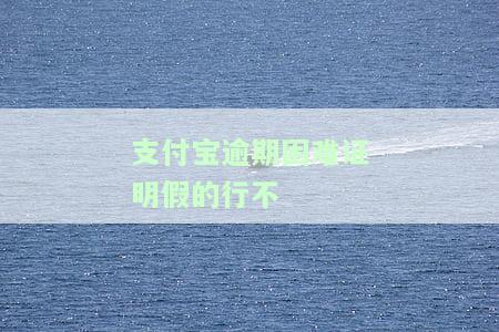 支付宝逾期贫困证明怎么写申请