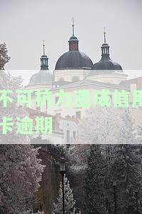 不可抗力造成信用卡逾期怎么赔偿及处理方法