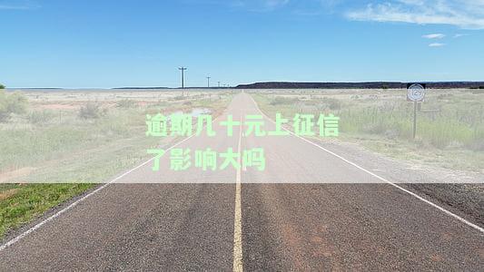 逾期几十元会上征信吗怎么办，影响大吗？