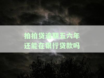 拍拍贷逾期3年，现可在拍拍贷上还款吗
