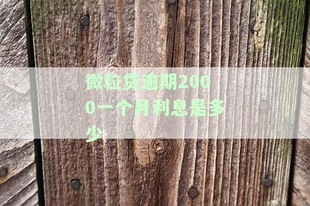 微粒贷逾期2500,会起诉吗