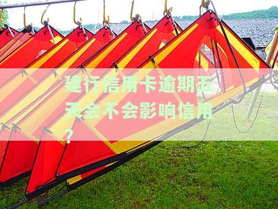 建设银行信用卡逾期四天对征信、贷款和房贷有影响吗？