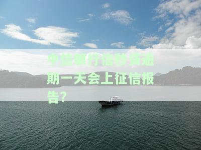 中信银行信秒贷逾期一天会上征信报告?