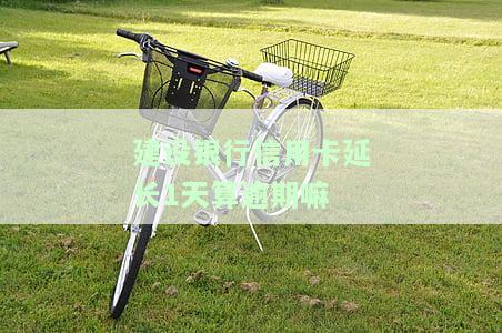 建设银行的信用卡晚还一天算逾期吗？如何处理信用卡逾期一天的情况？