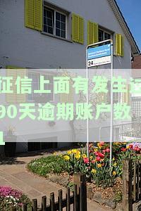 征信有个90天逾期以上