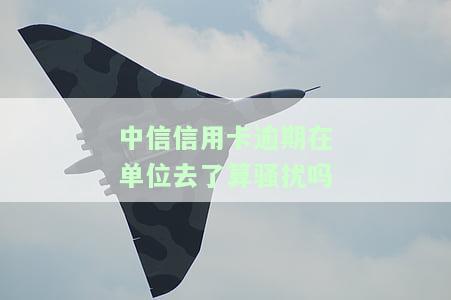 中信信用卡逾期在单位去了算骚扰吗