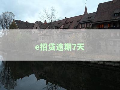e招贷逾期8天及其影响