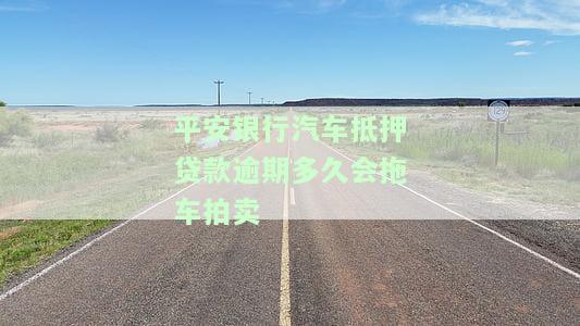 平安银行车抵贷逾期收车后拍卖款如何处理
