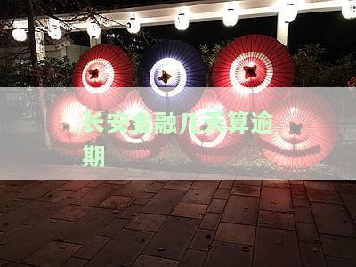 长安金融几天算逾期