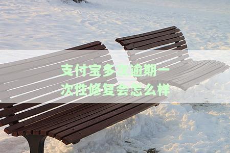 支付宝多次逾期一次性修复会怎么样