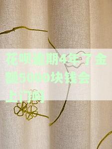 花呗逾期4年了金额5000块钱会上门吗