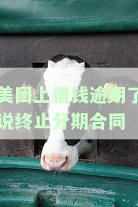 美团逾期半个月催收打电话说取消分期及相关问题解答