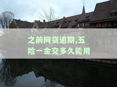 之前网贷逾期,五险一金交多久能用