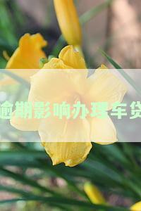 逾期影响办理车贷吗？