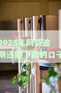 2020网贷严重逾期还能下的口子及其他逾期能贷款的平台