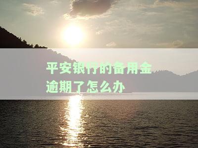 平安银行备用金晚还几小时没事吧，逾期一天会影响信用吗？