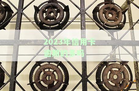 2023年信用卡逾期的多吗