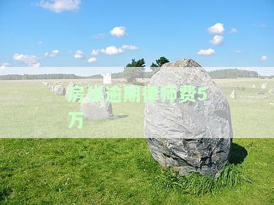 房贷逾期律师费5万合理吗