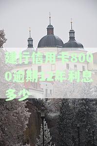 欠建设银行信用卡8000三年不还怎么办？