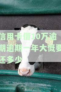 信用卡借10万逾期一年大慨要还多少钱