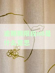 逾期期限段n8是什么意思