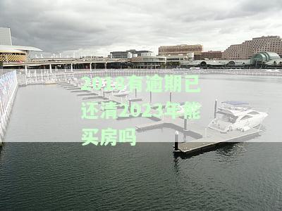 2018有逾期已还清2023年能买房吗