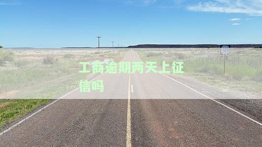 工商逾期两天上征信吗