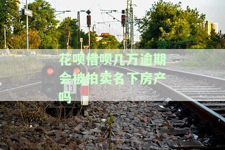 花呗借呗几万逾期会被拍卖名下房产吗