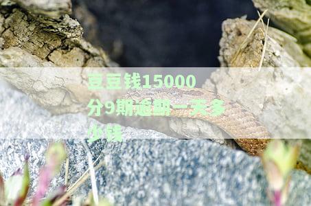 豆豆钱逾期一天一百那一个月是不是要3000，手续费能减免吗？