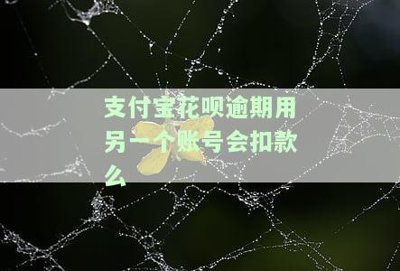 支付宝花呗逾期用另一个账号会扣款么