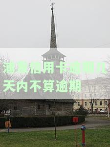 浦发信用卡逾期几天内不算逾期