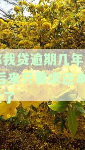 你我贷逾期一年了，最近又开始催收了怎么办？