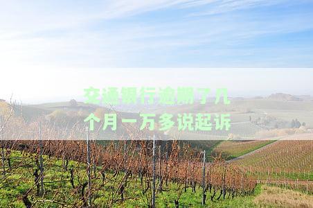 交通银行逾期多久可协商分期？该怎么操作？